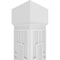 Ekena Millwork Craftsman Classic Square Non-Tapered Hastings Fretwork Column w/ Mission Capital & Mission Base CC1008ENHASMIMI - alternate 3